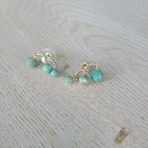 Kendra Scott Scarlet Gold Ear Climber Earrings in Turquoise Magnesite